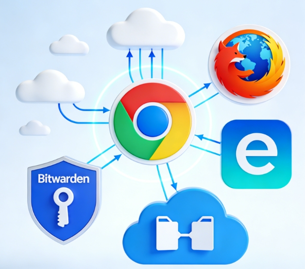 Password and Bookmark Synchronization Solution